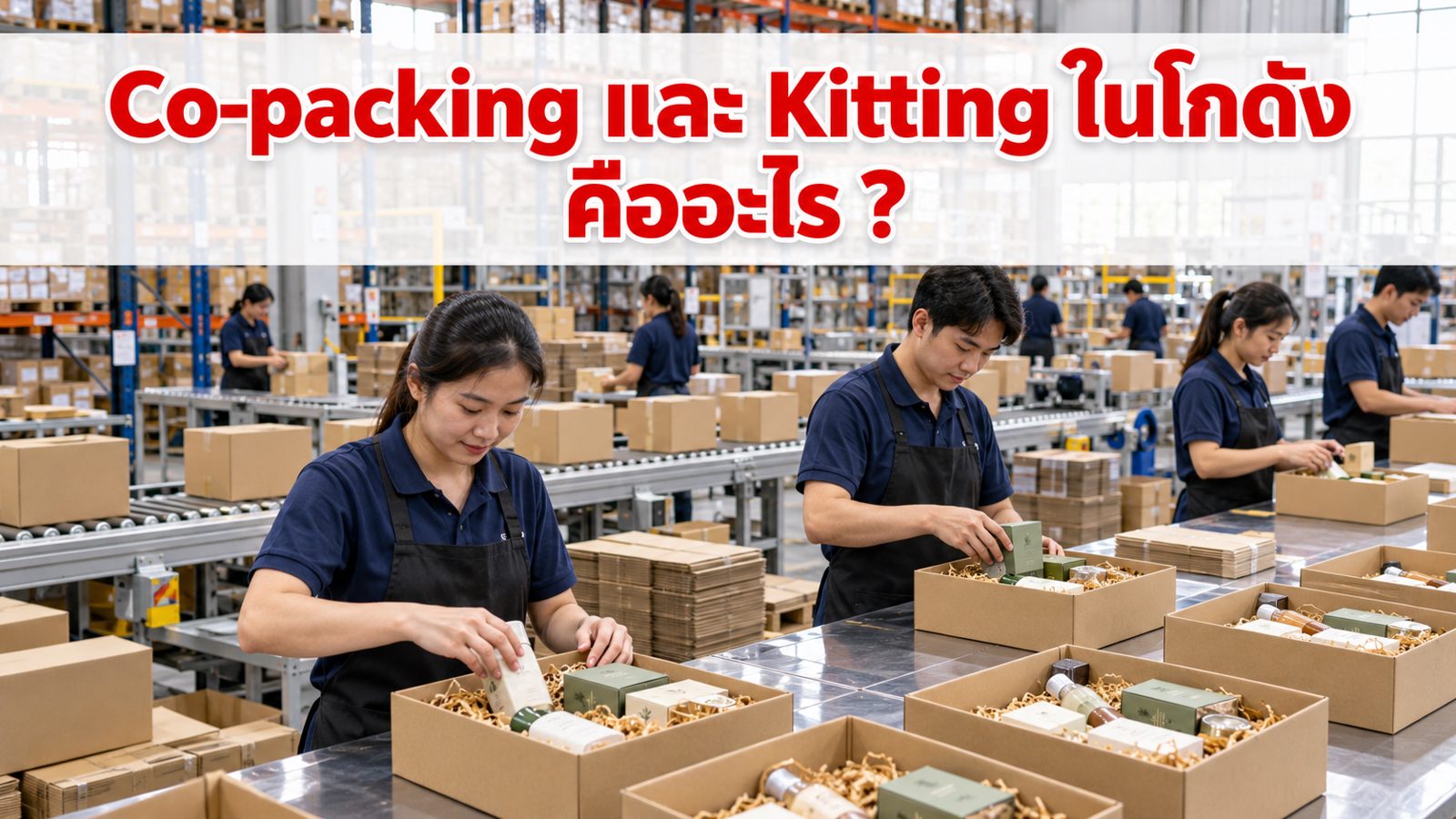Co-packing และ Kitting ในโกดัง คืออะไร ?