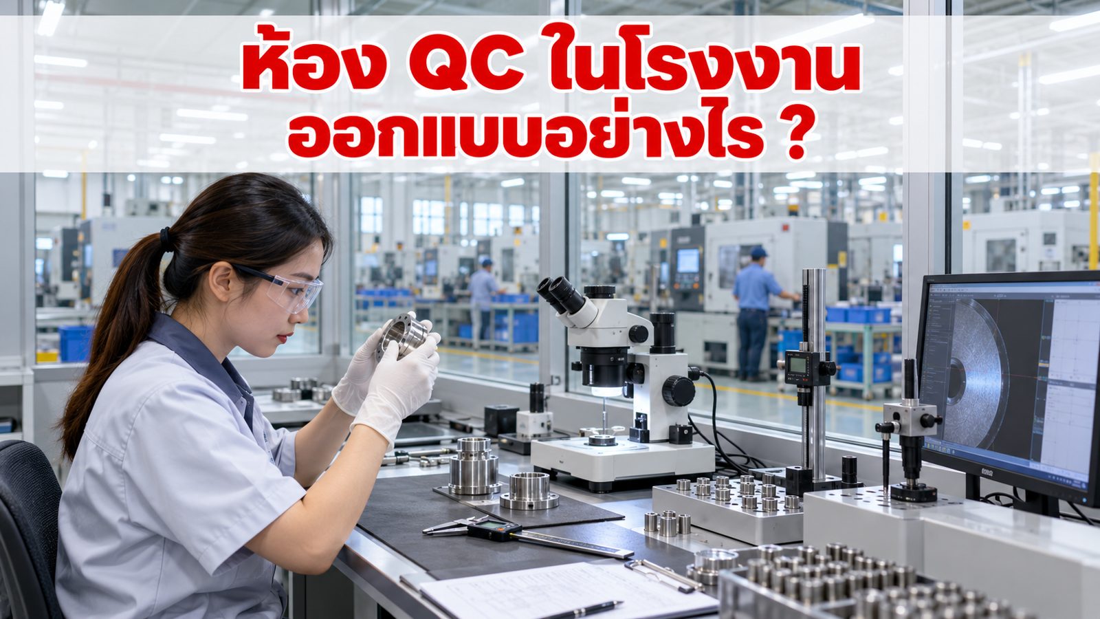 ห้อง QC ในโรงงาน ออกแบบอย่างไร ?
