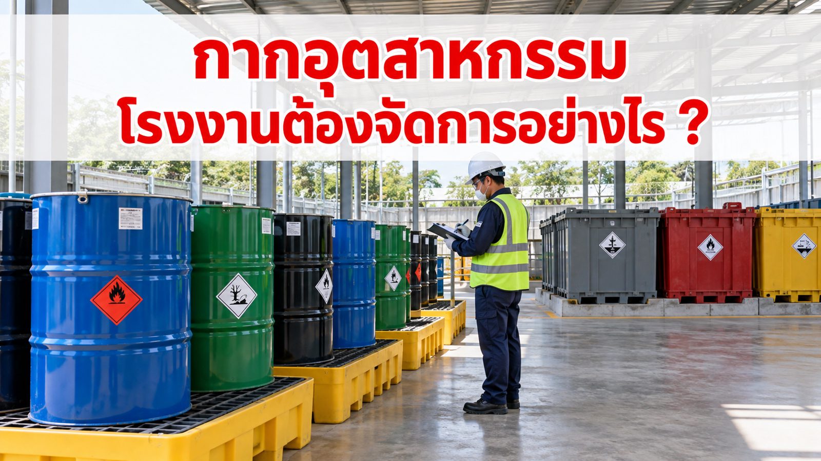 กากอุตสาหกรรม โรงงานต้องจัดการอย่างไร ?