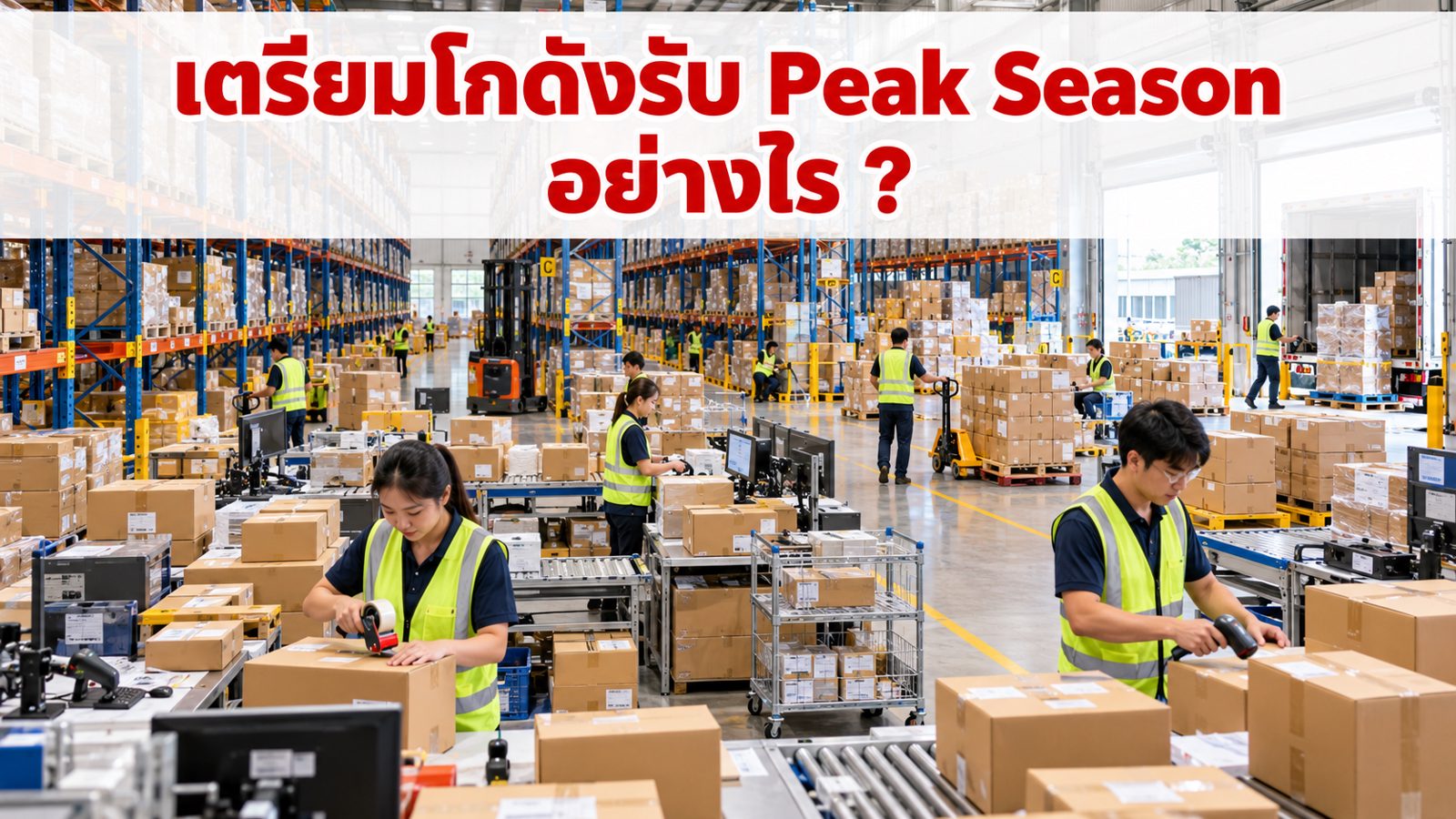 เตรียมโกดังรับ Peak Season อย่างไร ?
